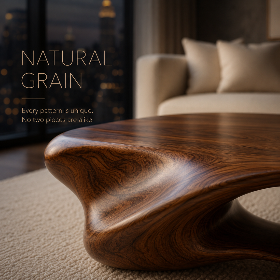 Why Rounded Wood Furniture Works So Well in High-End Interiors