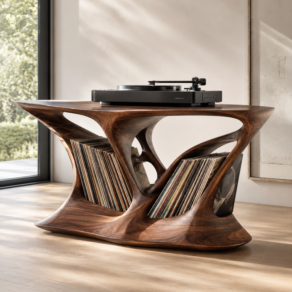 Alden Vinyl Record Player Stand - Design 001 - product image 02