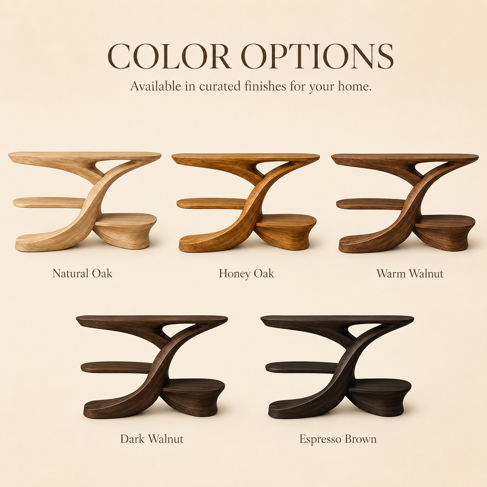 Liora Warm Walnut Console Table - Design 512