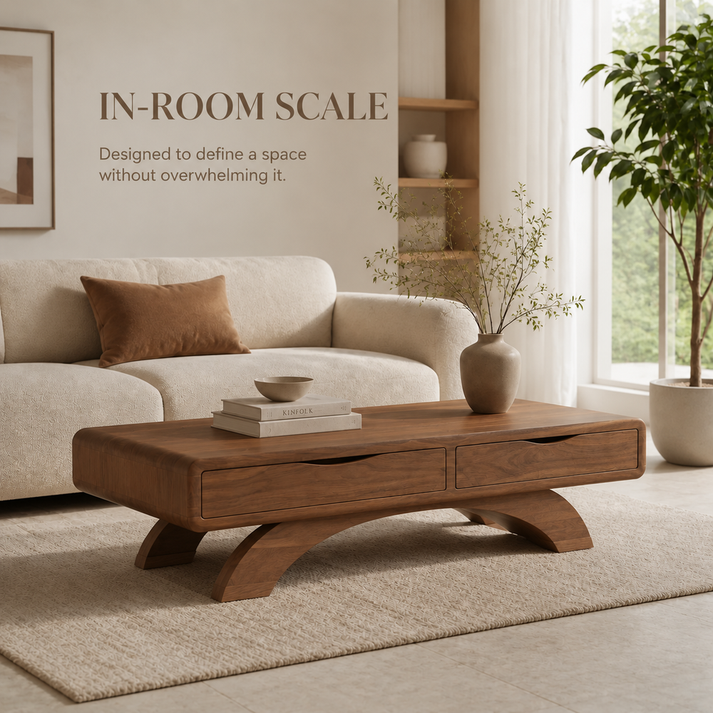 Nolan Arc Living Room Coffee Table - Design 279