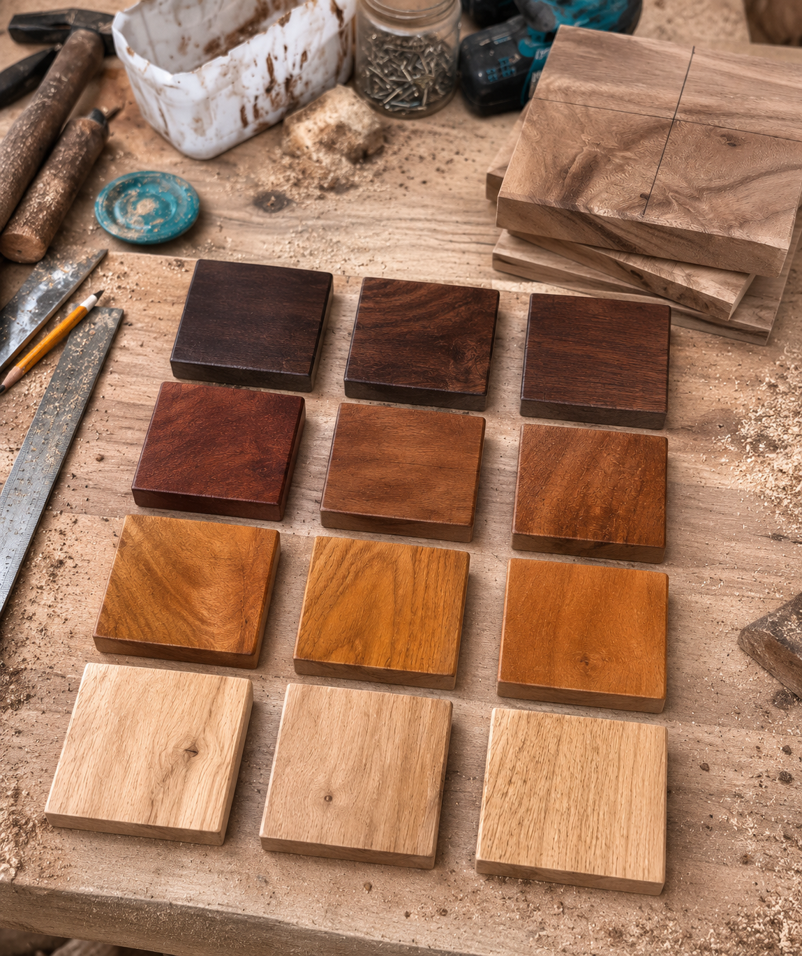 Haven & Grain Wood & Finish Sample Set