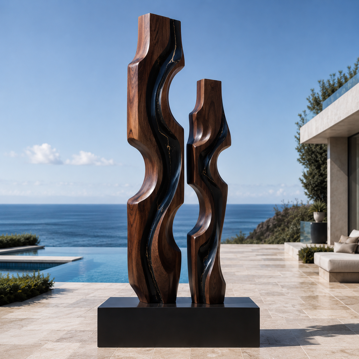 Soren Carved Abstract Sculpture - Design 016