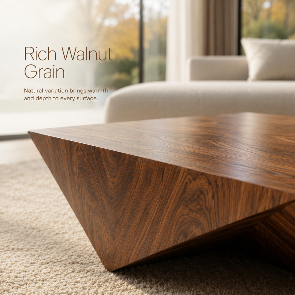 Solenne Rounded Coffee Table - view 4