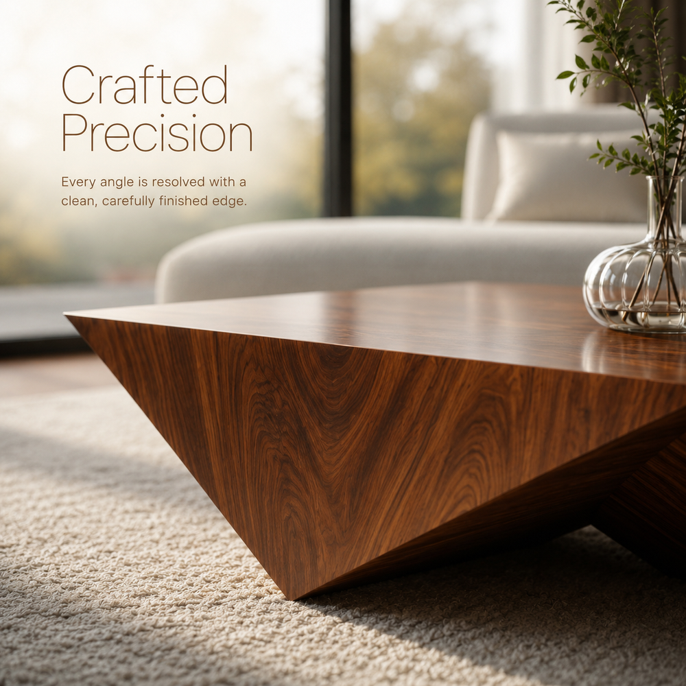 Solenne Rounded Coffee Table - view 5