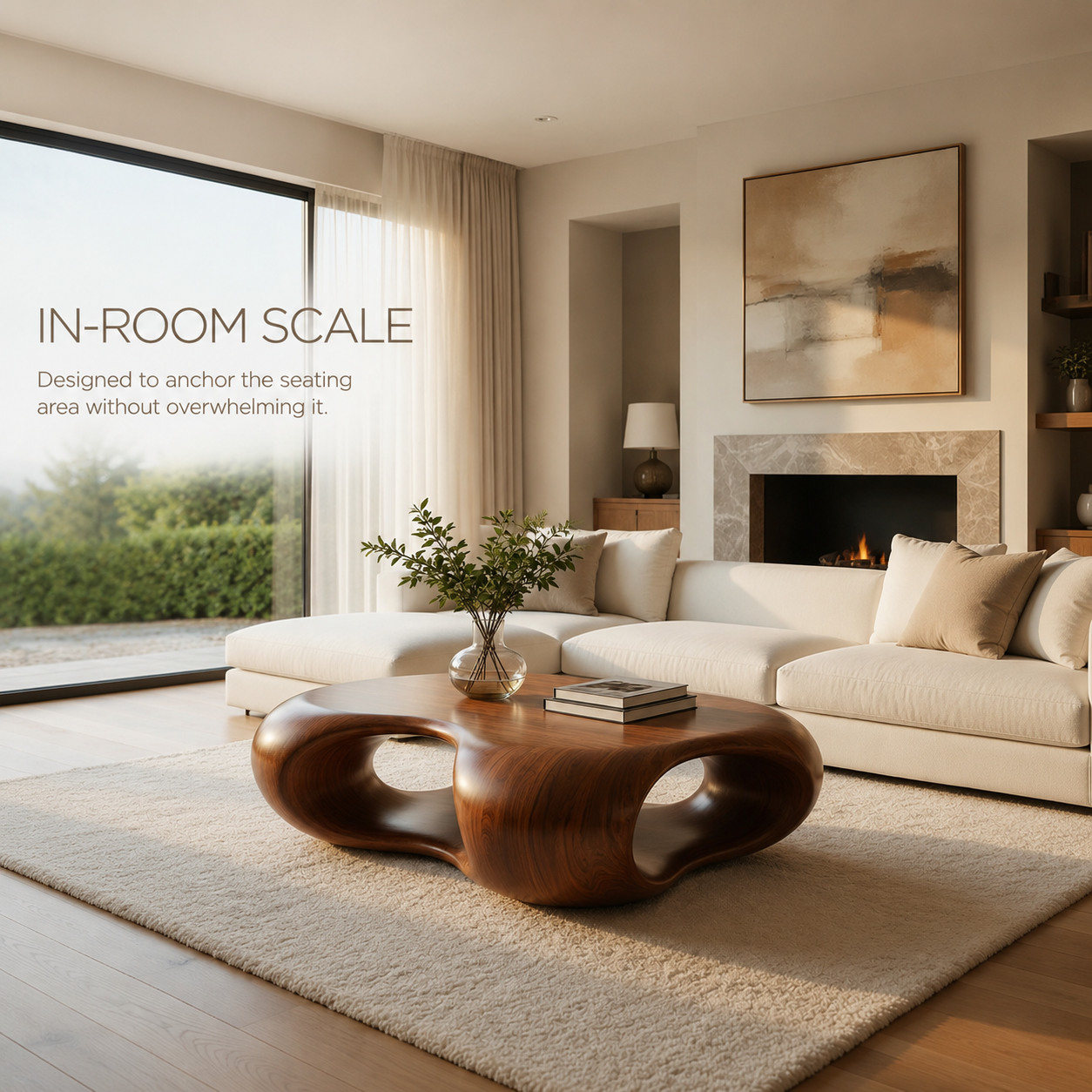 Livia Cloud Form Coffee Table - view 1