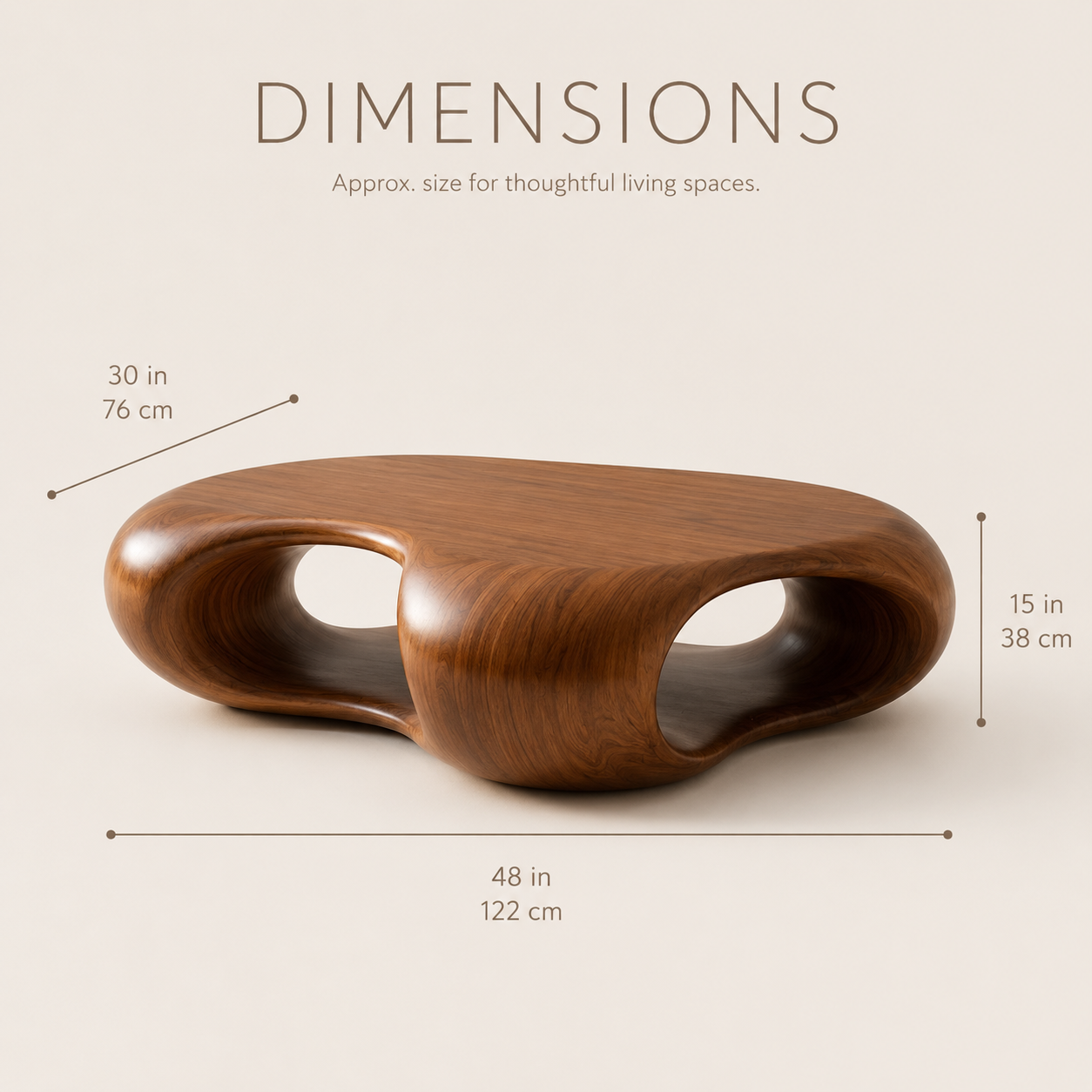 Livia Cloud Form Coffee Table - view 5
