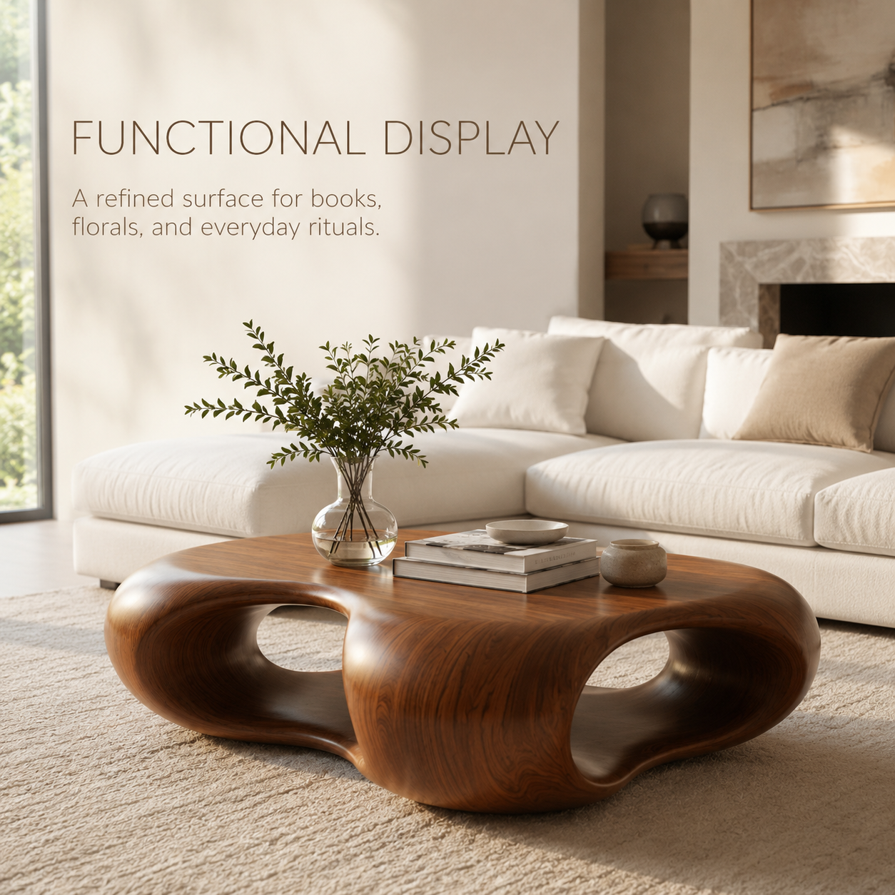 Livia Cloud Form Coffee Table - view 9