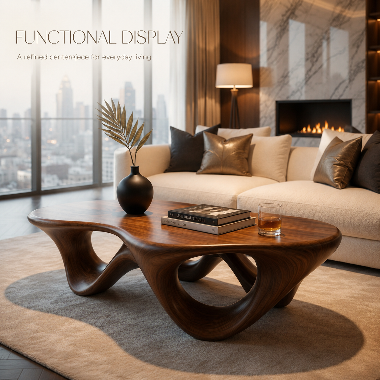 Nera Hollow Base Coffee Table - view 2