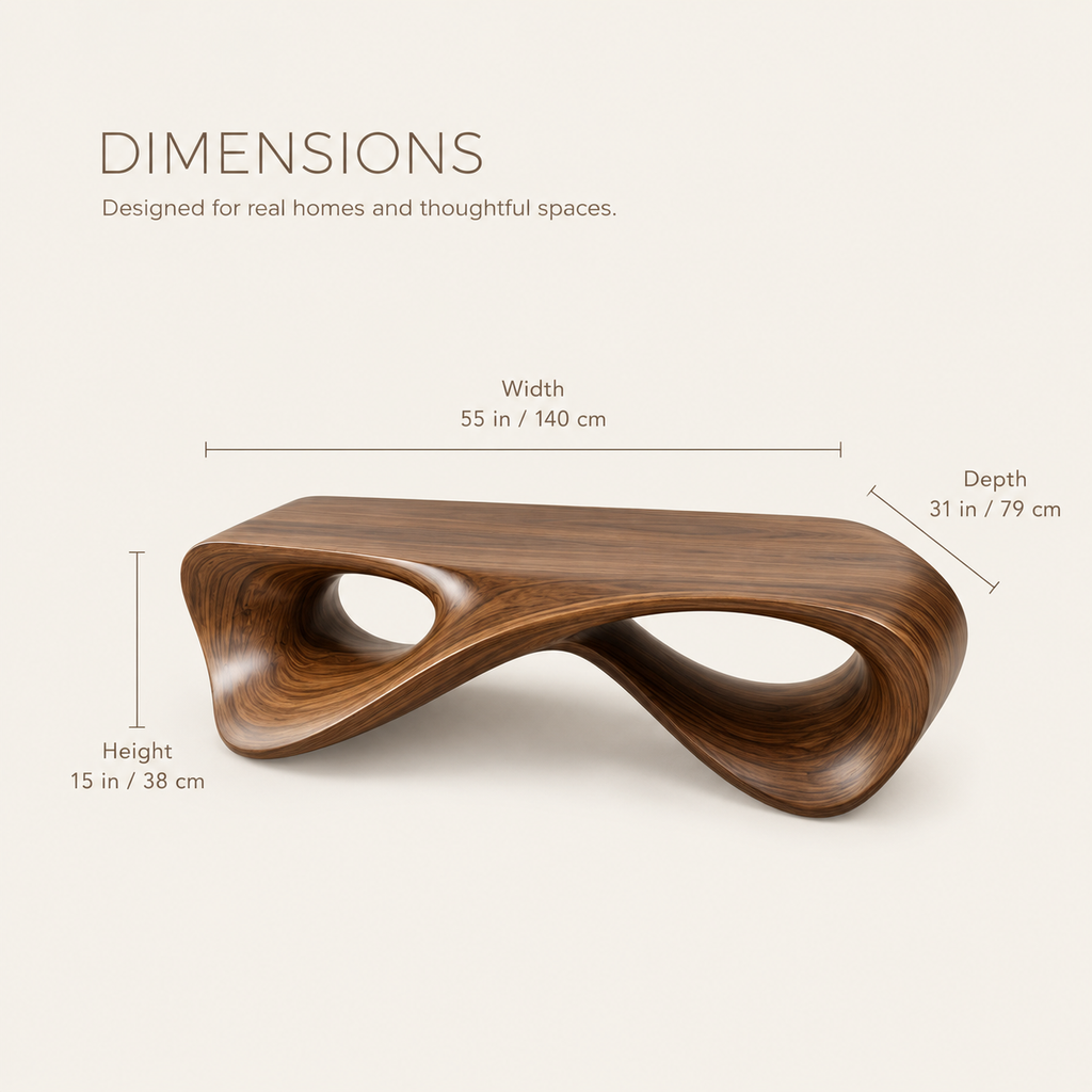 Moss Hollow Form Coffee Table - view 5