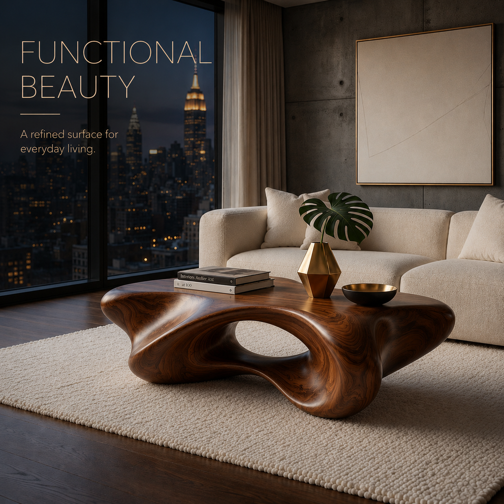 Remy Organic Modern Coffee Table - view 6