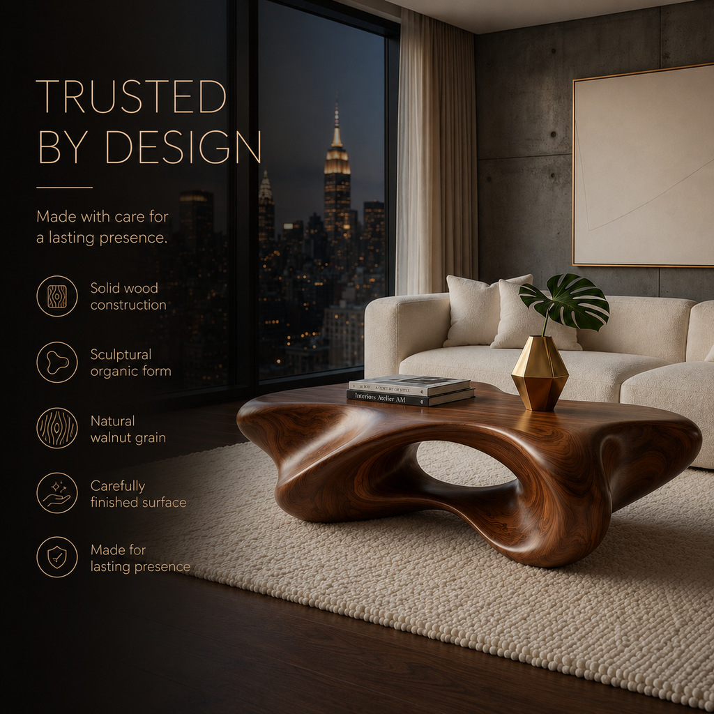 Remy Organic Modern Coffee Table - view 7