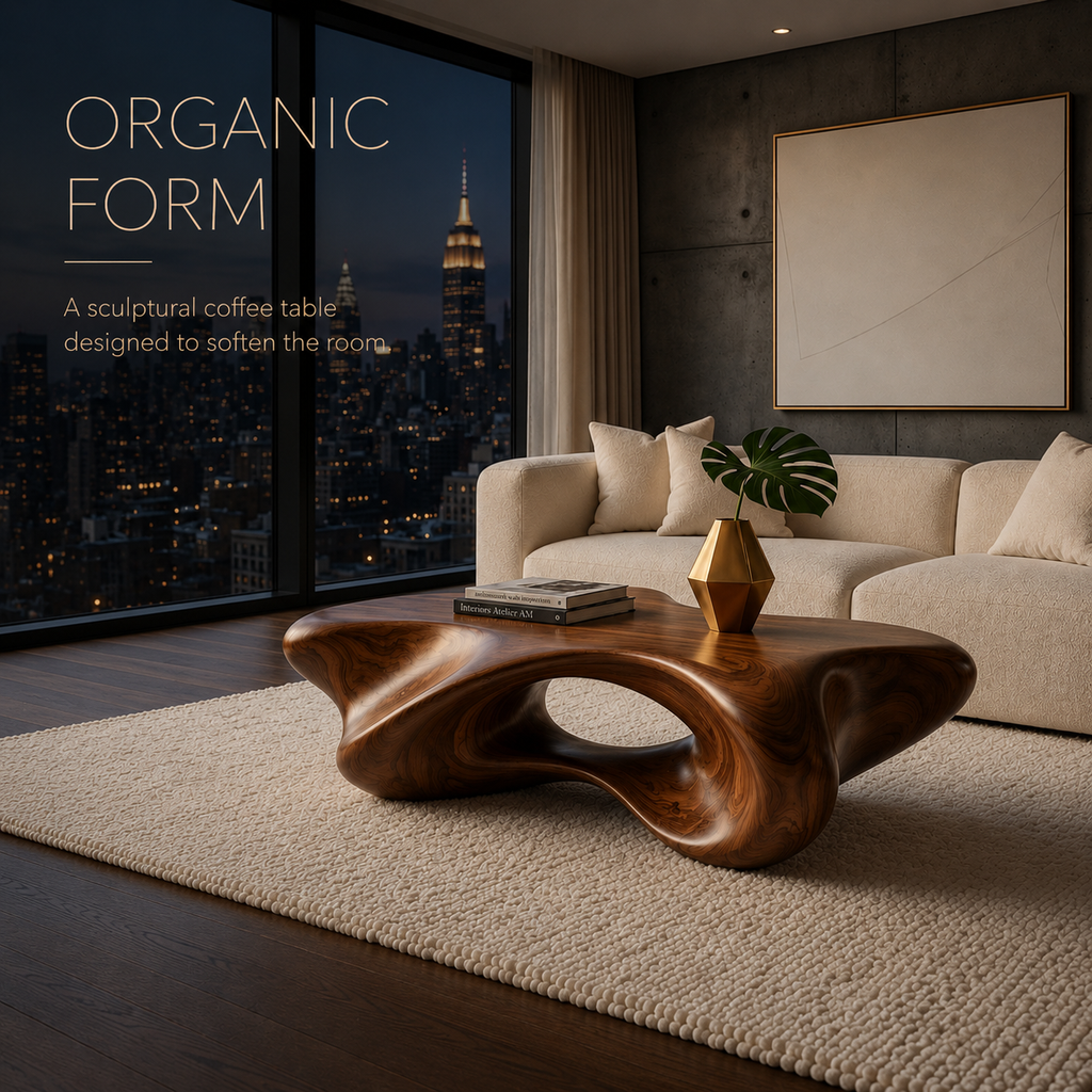 Remy Organic Modern Coffee Table - view 9
