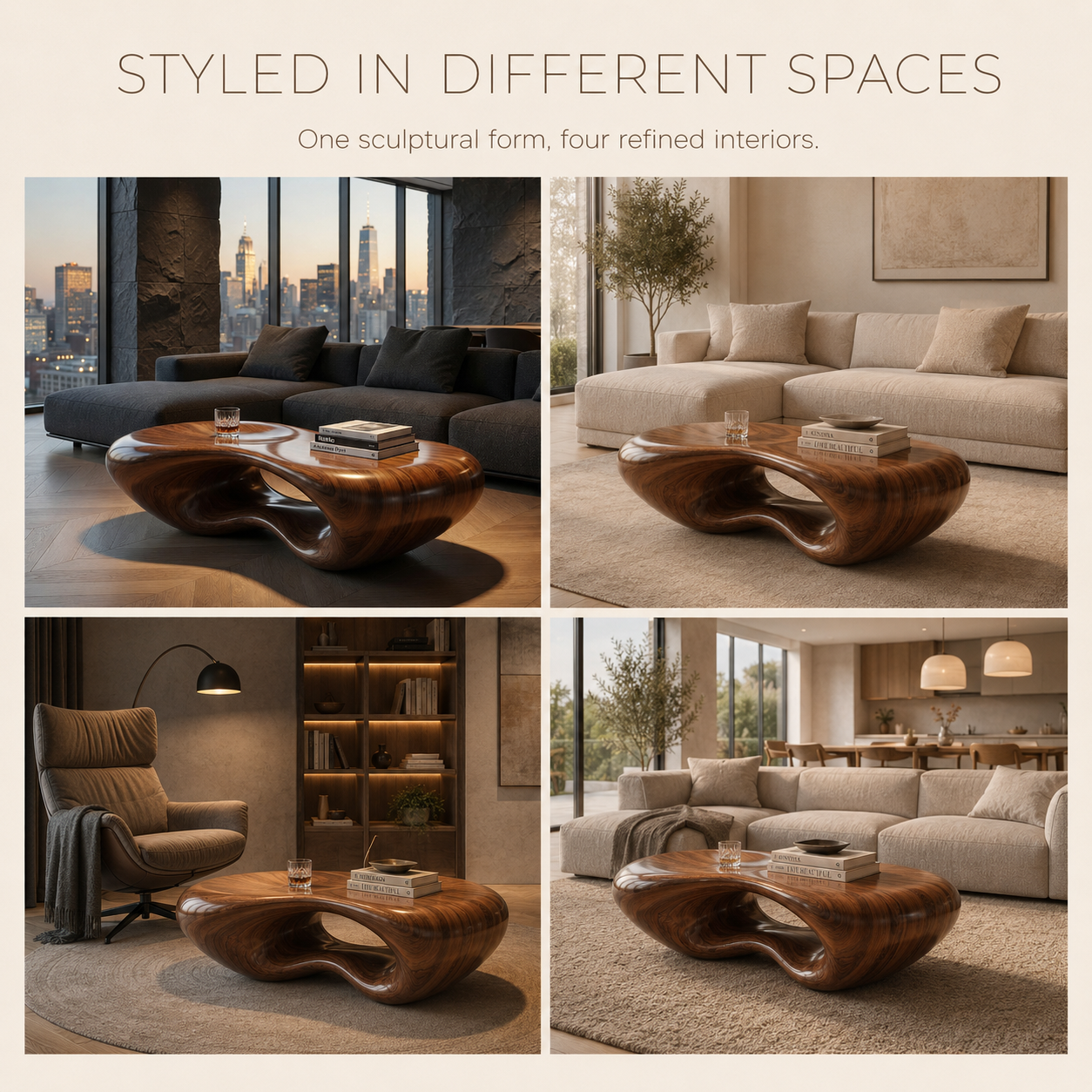 Alden Low Profile Coffee Table - view 1