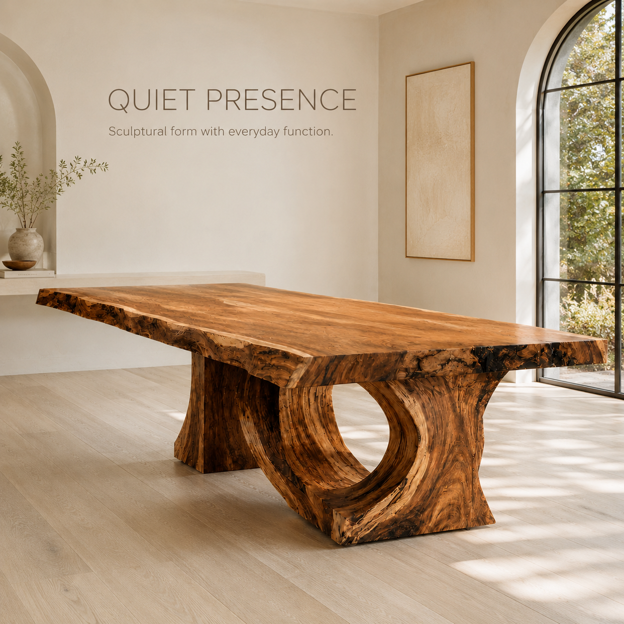 Harvest Sculptural Dining Table - Design 009