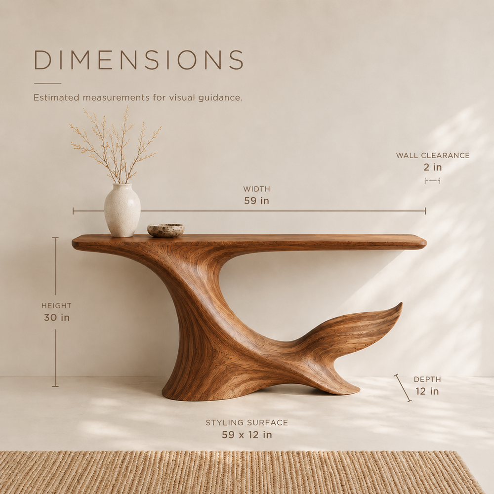Talia Soft Edge Console Table - Design 131