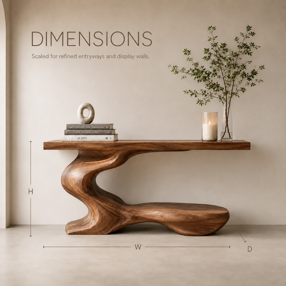 Mira Flow Wood Console Table - Design 150