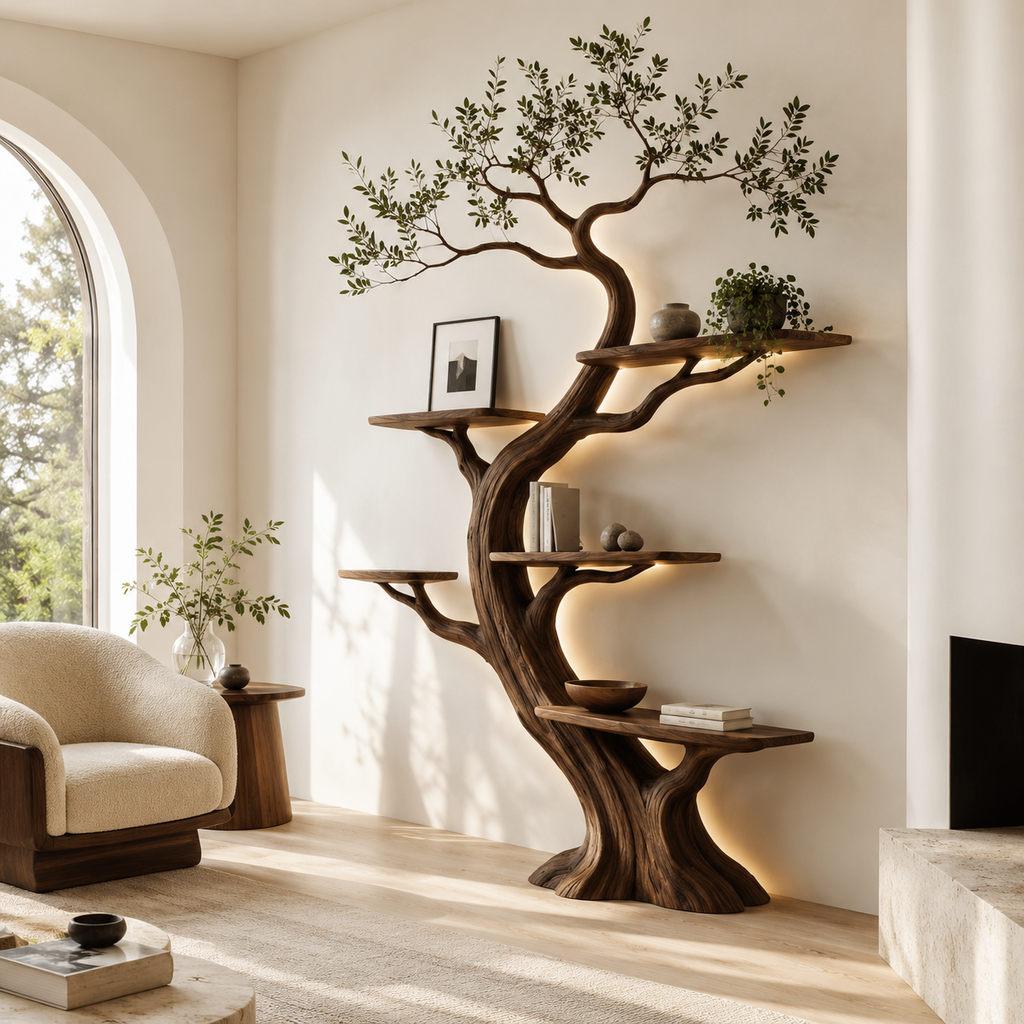 Aurelia Winged Wall Bookshelf