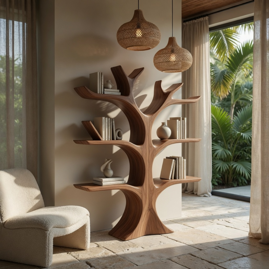 Solenne Rounded Bookshelf