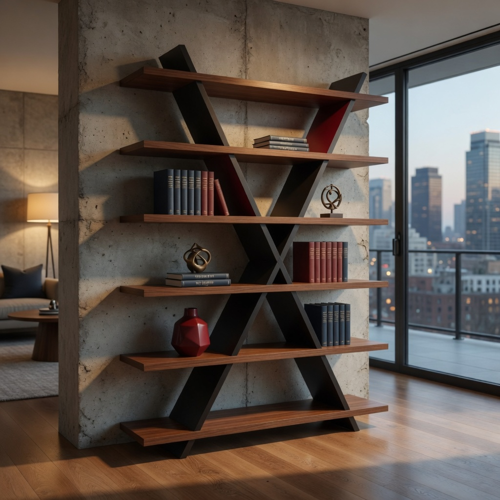 Remy Sculptural Bookcase
