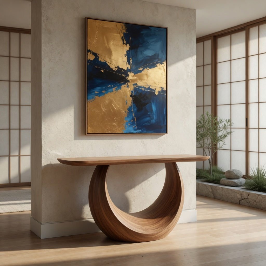 Eloise Rounded Statement Console Table