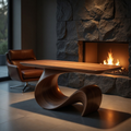 Brisa Modern Wood Console Table