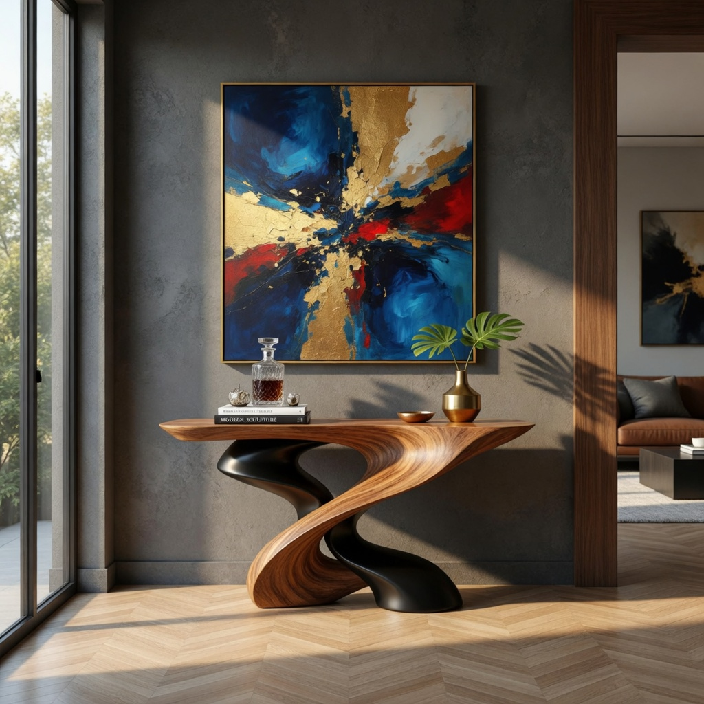Celine Cloud Edge Console Table