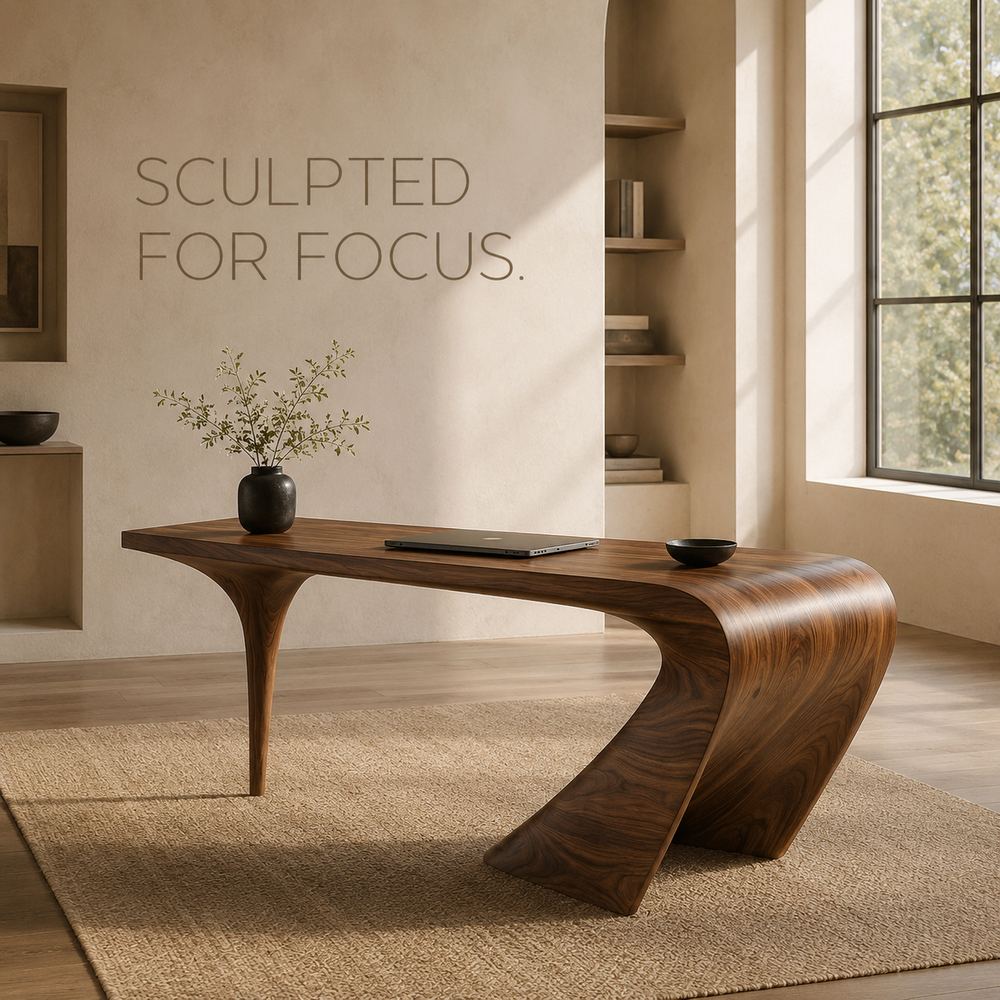 Marin Organic Modern Writing Desk - Design 028