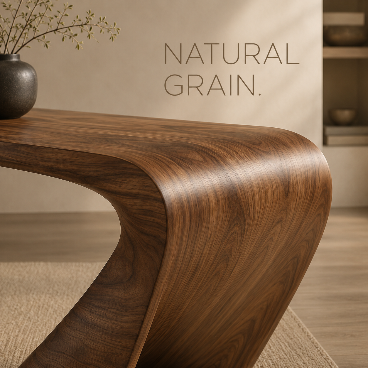 Marin Organic Modern Writing Desk - Design 028