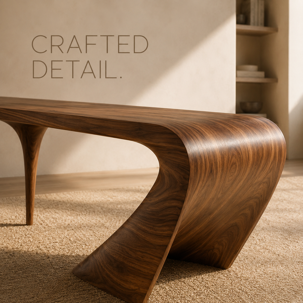 Marin Organic Modern Writing Desk - Design 028