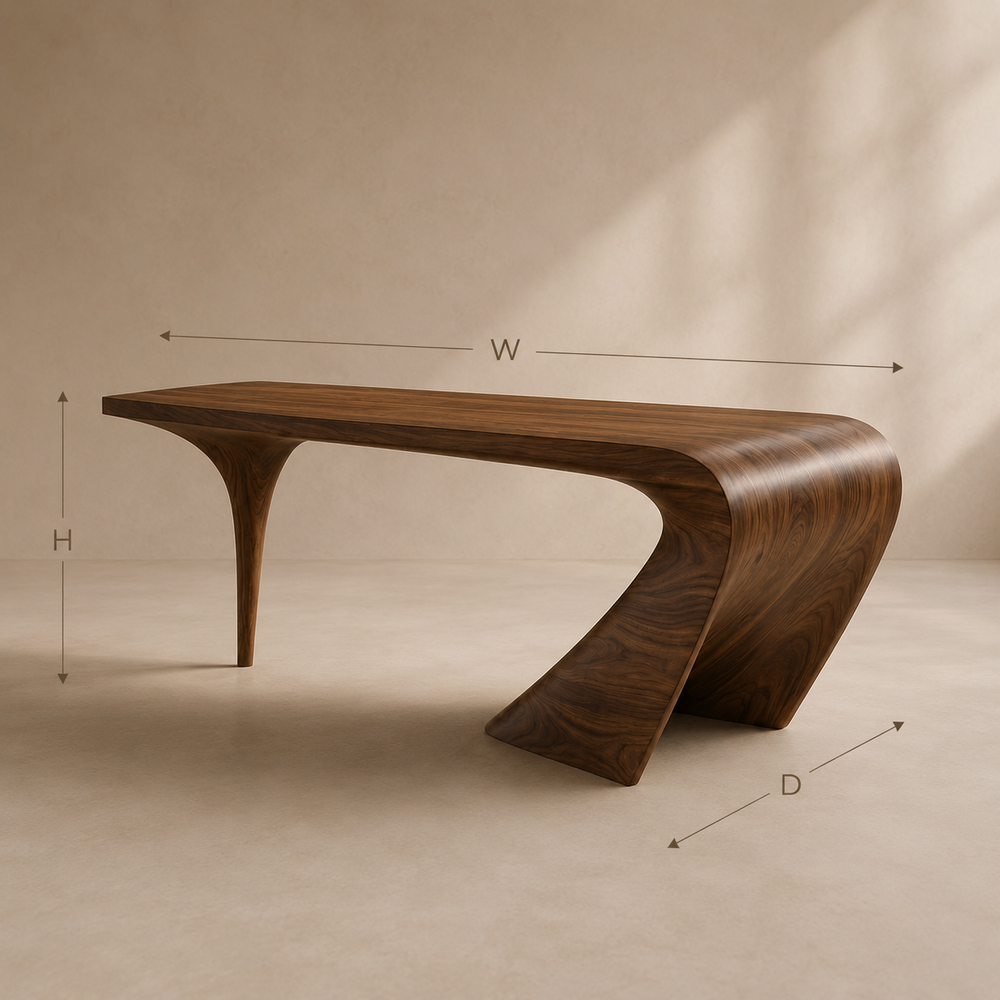 Marin Organic Modern Writing Desk - Design 028