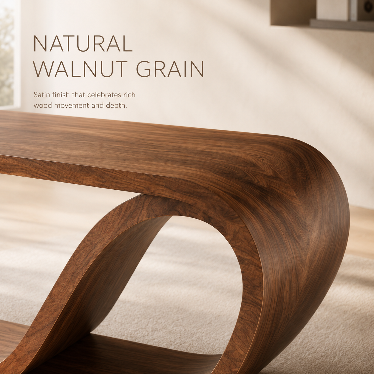 Vale Modern Solid Wood Desk - Design 043
