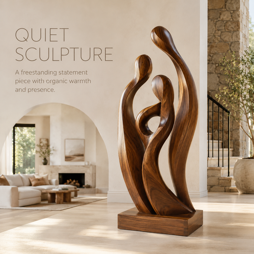 Arden Abstract Wood Sculpture - Design 001 - product image 02