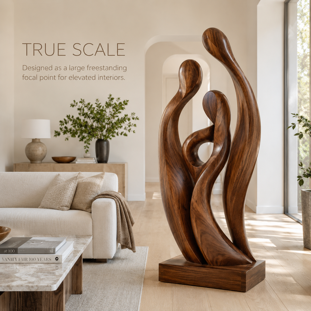 Arden Abstract Wood Sculpture - Design 001 - product image 04