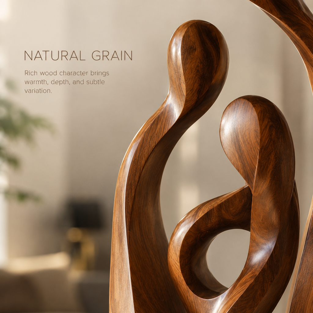 Arden Abstract Wood Sculpture - Design 001 - product image 05