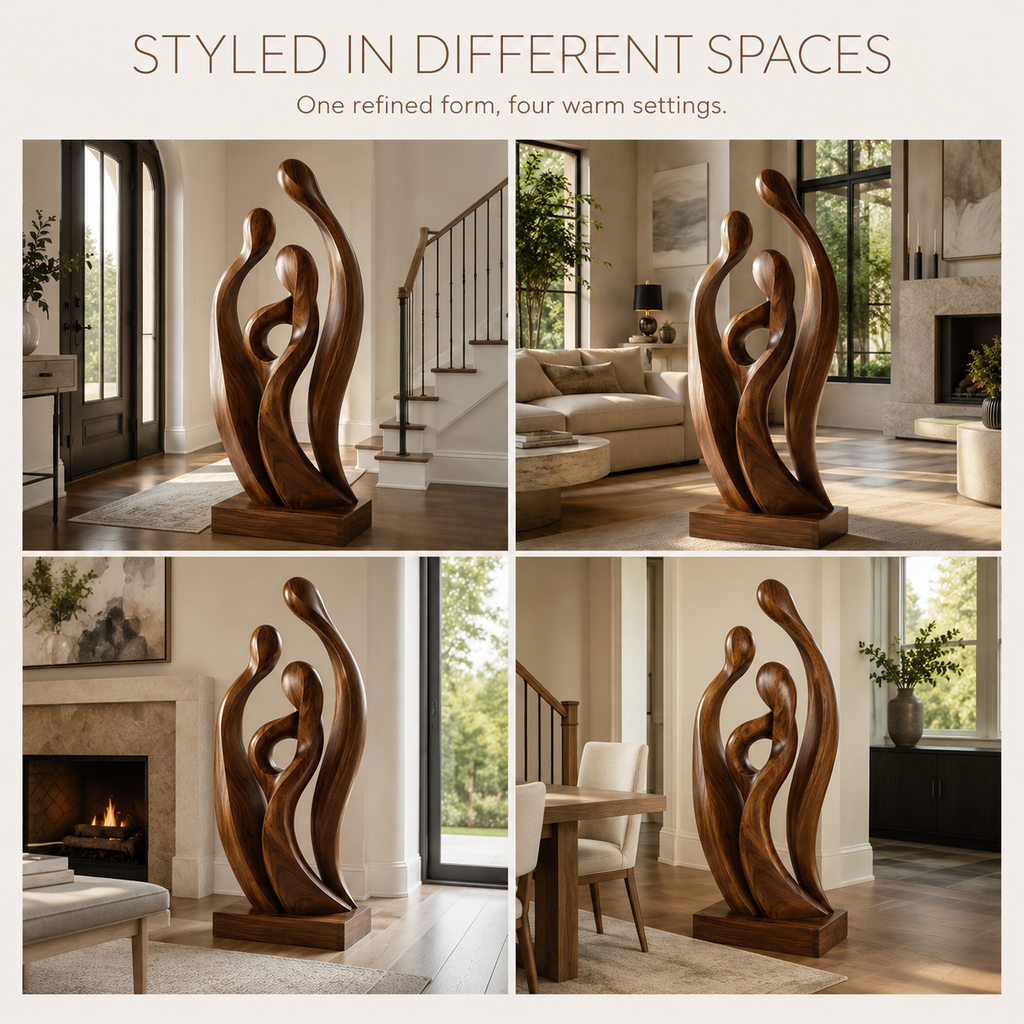 Arden Abstract Wood Sculpture - Design 001 - product image 10