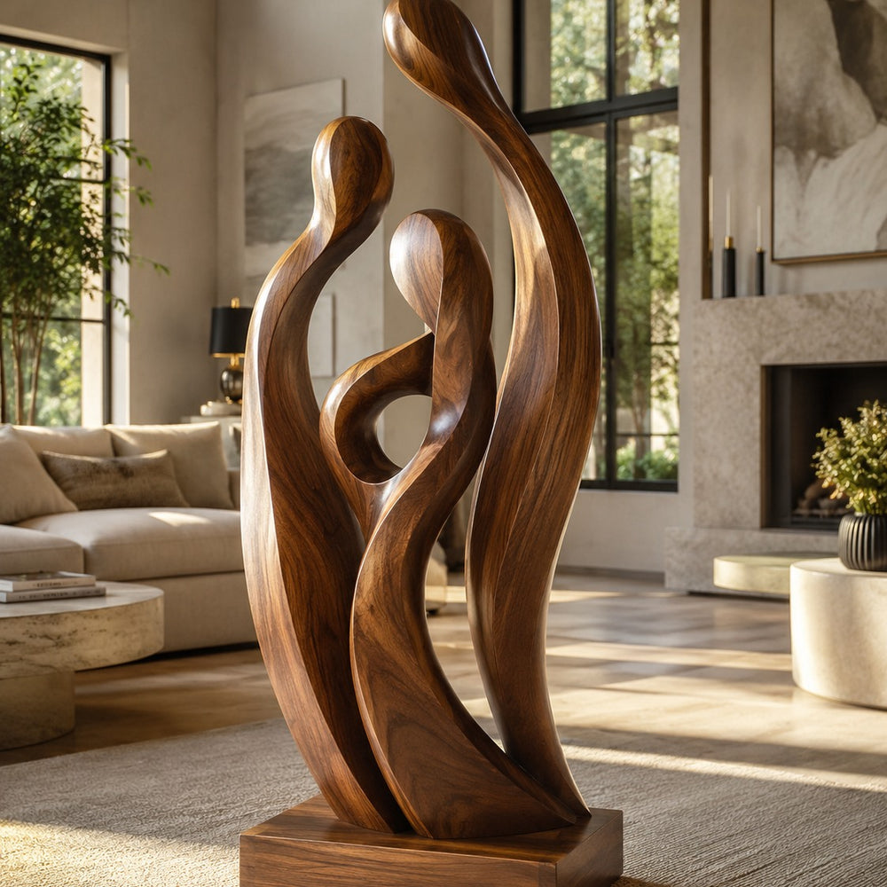 Arden Abstract Wood Sculpture - Design 001 - square cover image