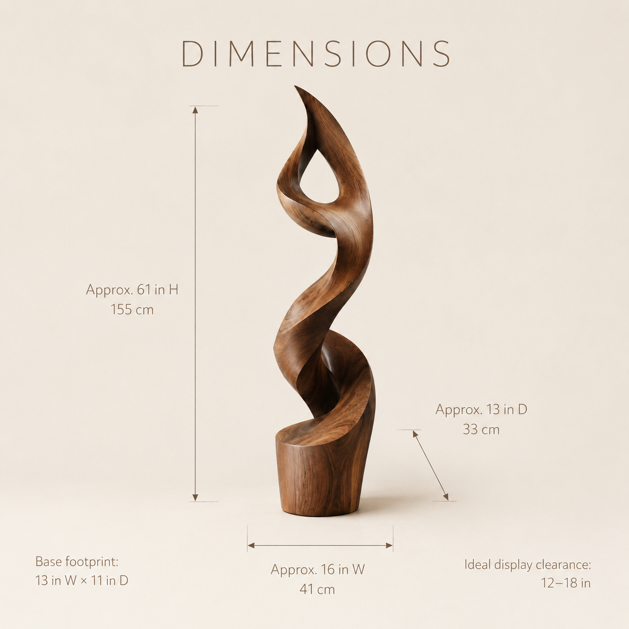 Mira Organic Table Sculpture - Design 002 - product image 08