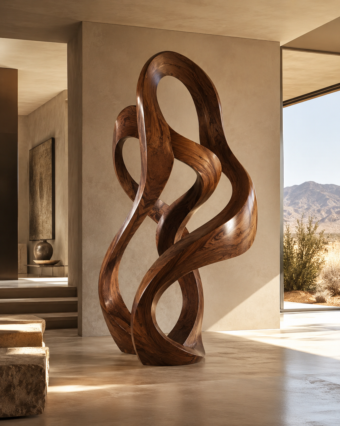 Soren Carved Abstract Sculpture - Design 004 - main view