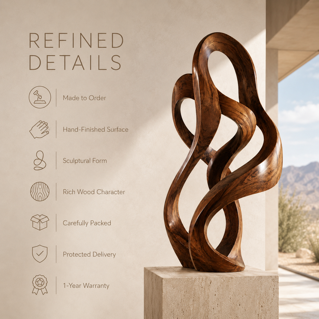 Soren Carved Abstract Sculpture - Design 004 - product image 09