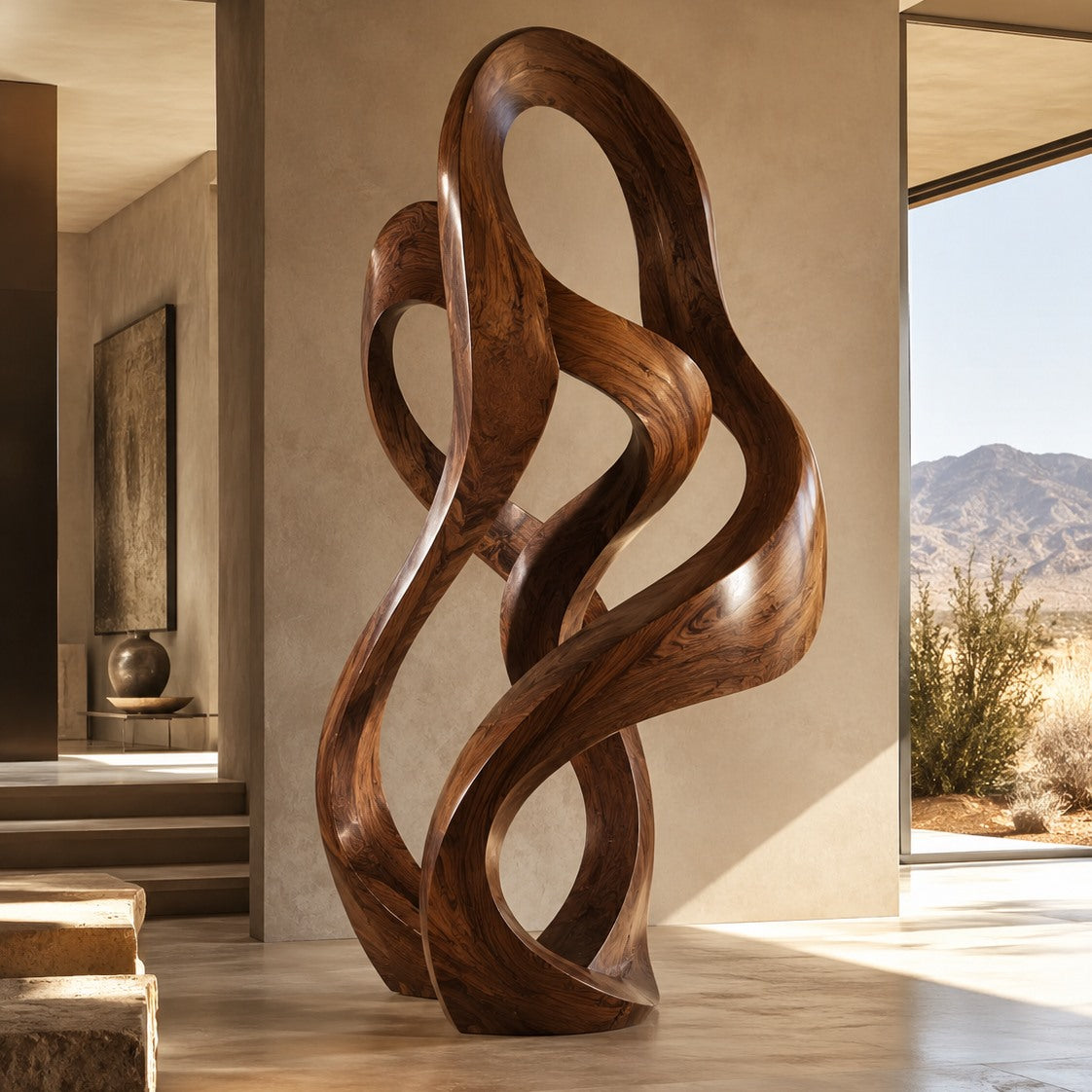 Soren Carved Abstract Sculpture - Design 004 - square cover image