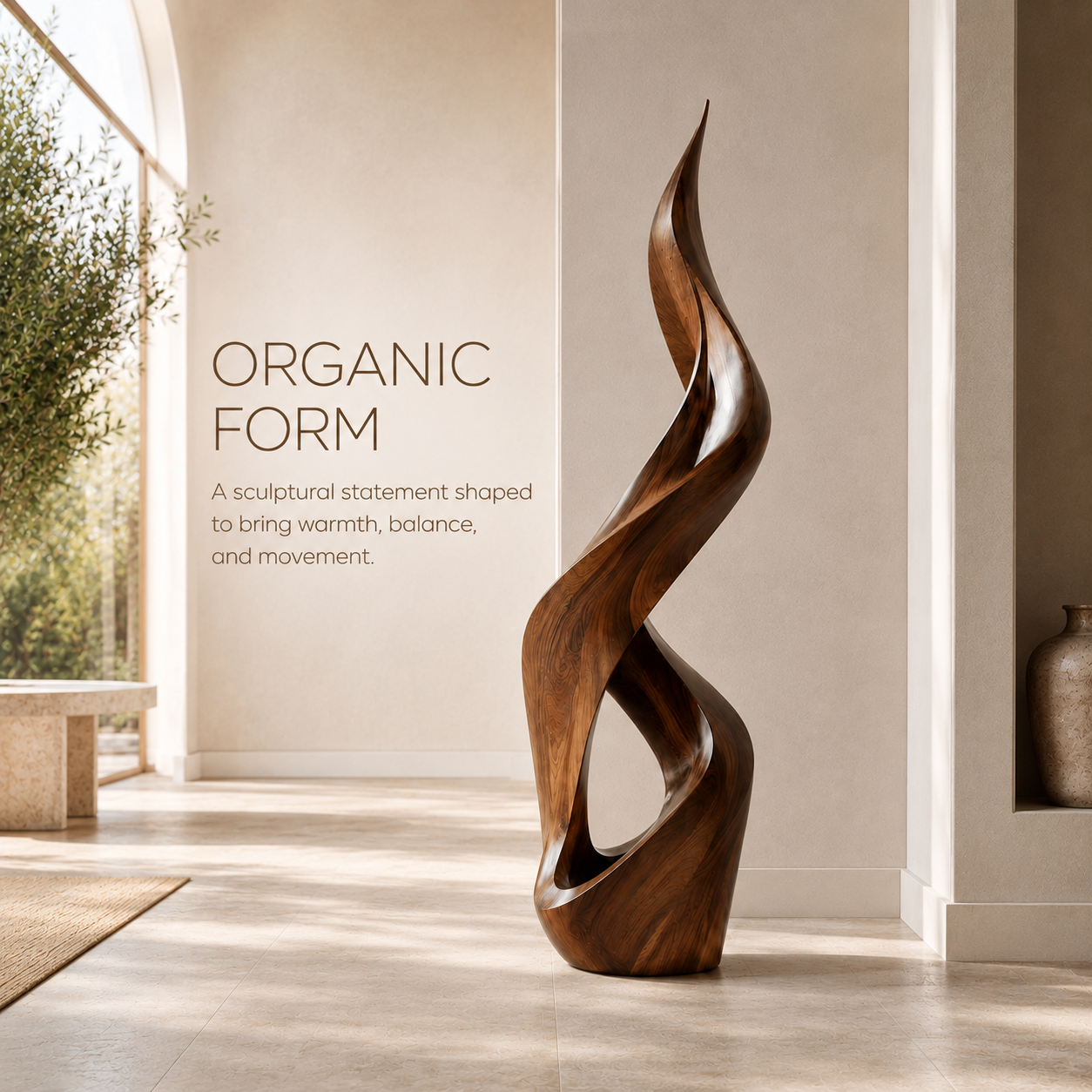 Elara Organic Form Sculpture - Design 005 - product image 03