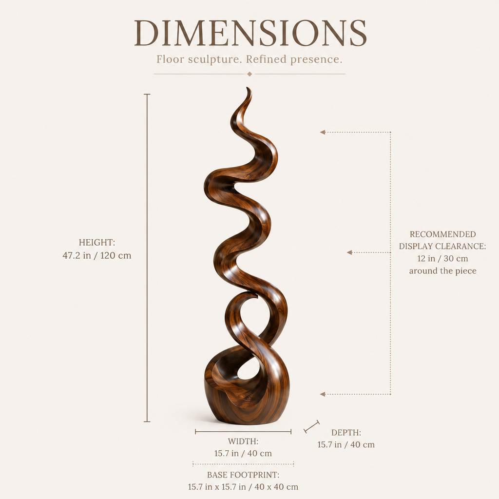 Veyra Modern Wood Sculpture - Design 006 - product image 08
