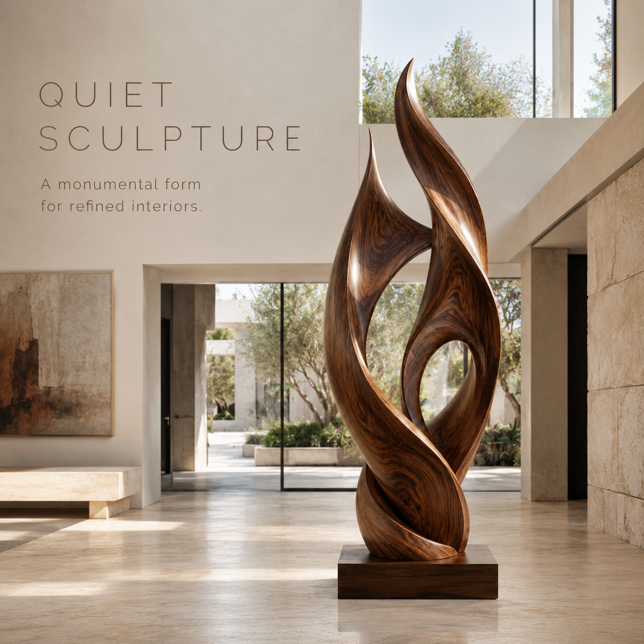Liora Warm Abstract Sculpture - Design 008 - product image 02