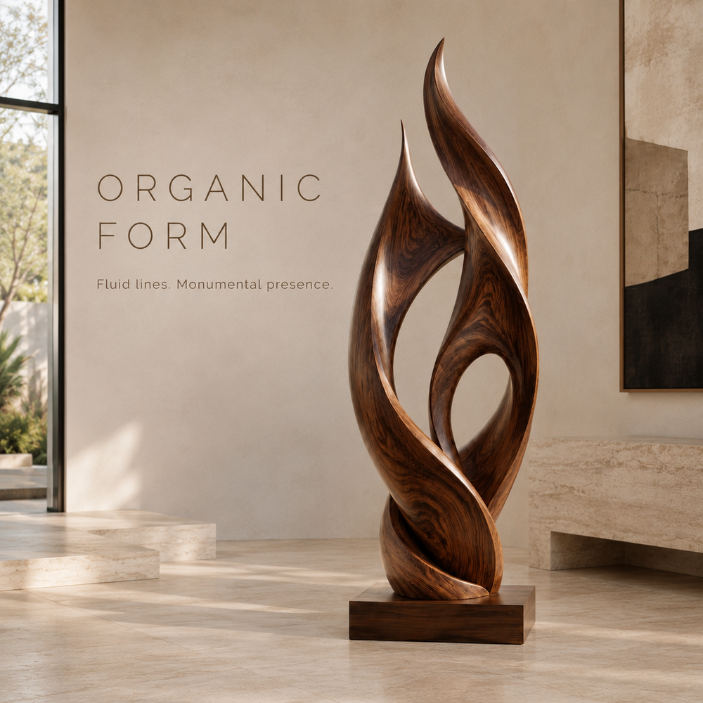 Liora Warm Abstract Sculpture - Design 008 - product image 03