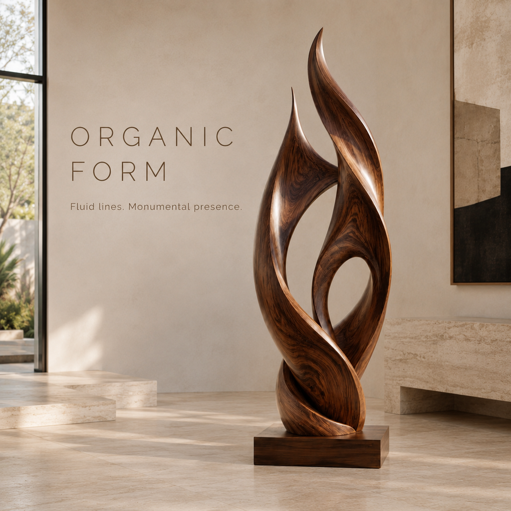 Liora Warm Abstract Sculpture - Design 008 - product image 03