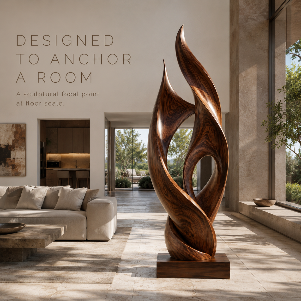 Liora Warm Abstract Sculpture - Design 008 - product image 08