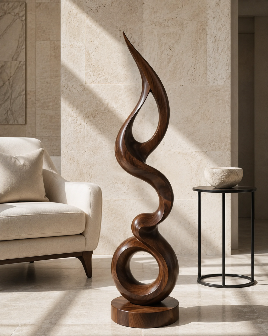 Rowan Hollow Form Sculpture - Design 009 - main view