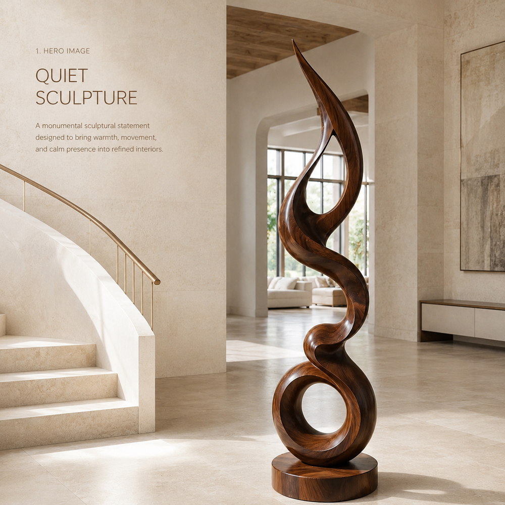 Rowan Hollow Form Sculpture - Design 009 - product image 02