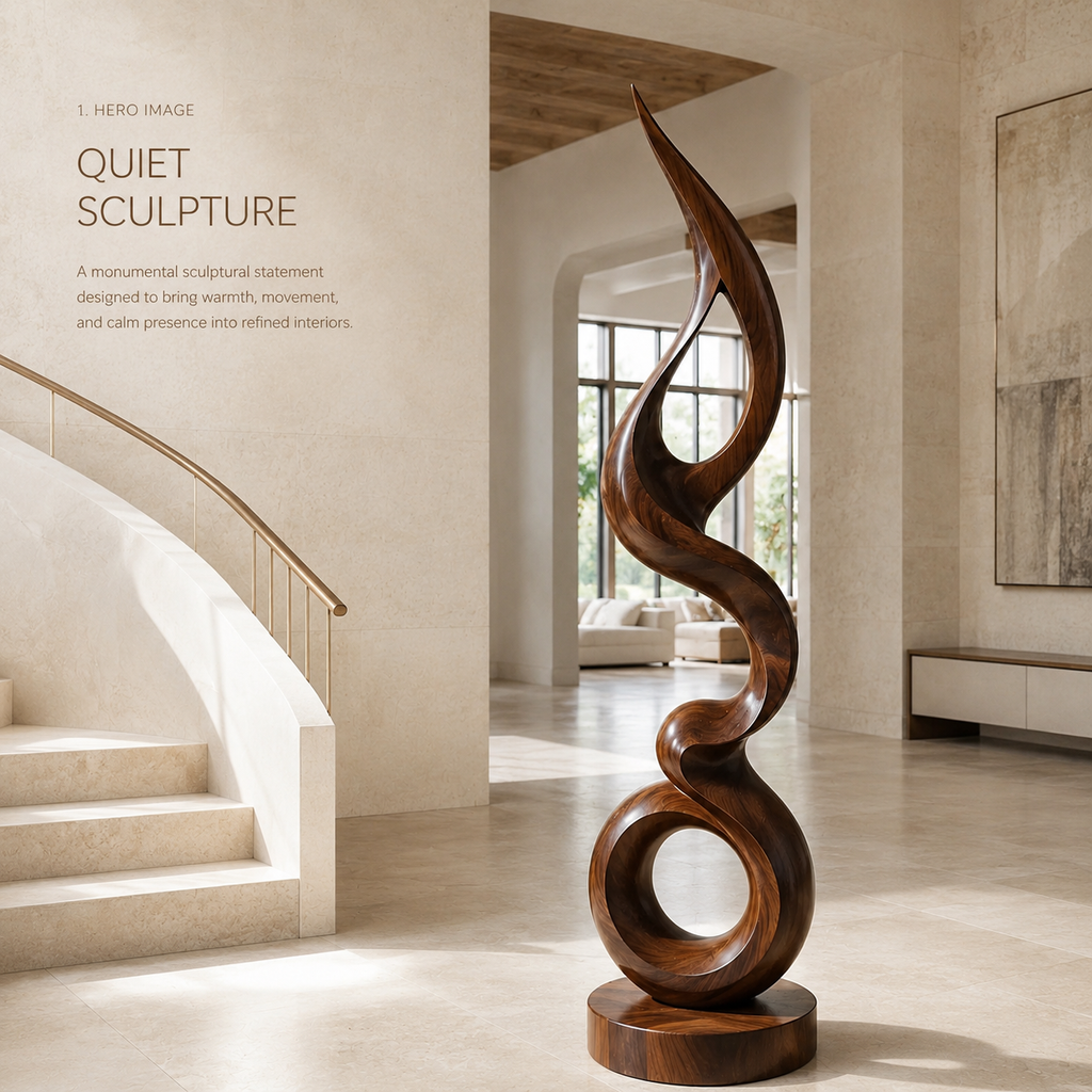 Rowan Hollow Form Sculpture - Design 009 - product image 02