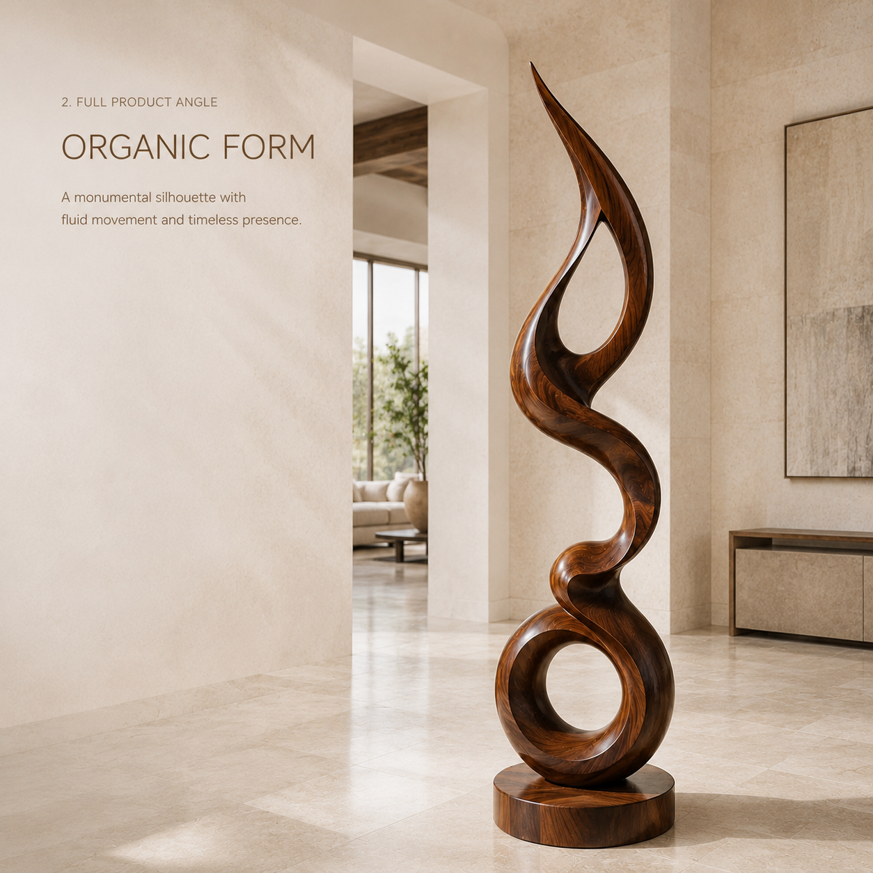 Rowan Hollow Form Sculpture - Design 009 - product image 03